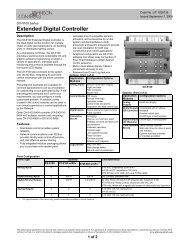 DX-9100 Series Extended Digital Controller Catalog Page