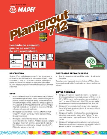 PlanigroutÂ® 712 - Mapei