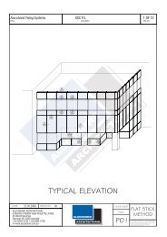 Flat Stick Method - Alucobond Architectural