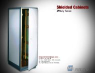 Military (RFI) Shielded Frame Series Certified to MIL-STD-285 (10 ...