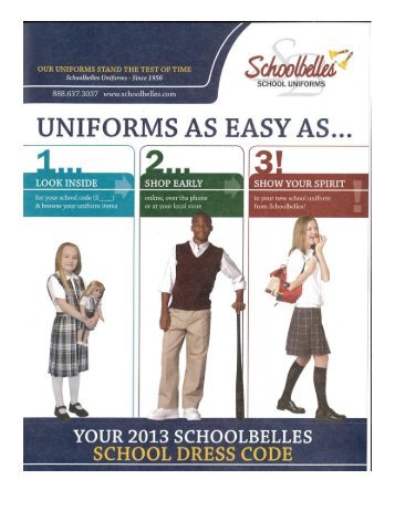 Schoolbelles Order Form (PDF) - St. George School