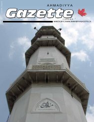 The Promised Messiahas - Ahmadiyya Gazette Canada