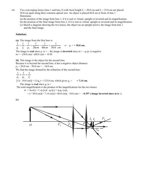 General Physics III - Practice Exam II Solutions - Fall ... - Amazon S3