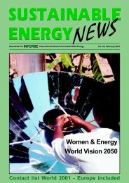 SEN 32 pdf - International Network for Sustainable Energy