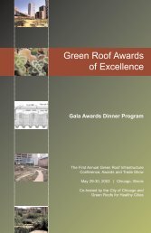 Green Roof Awards of Excellence - Green Roofs for Healthy Cities