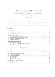 A Comprehensible GloMoSim Tutorial - Sm.luth.se