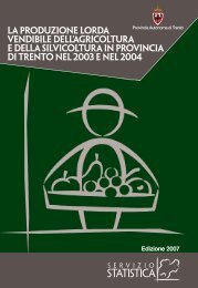 La produzione lorda vendibile dell'agricoltura e ... - Servizio Statistica