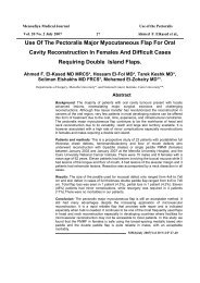 Use Of The Pectoralis Major Myocutaneous Flap For Oral Cavity ...