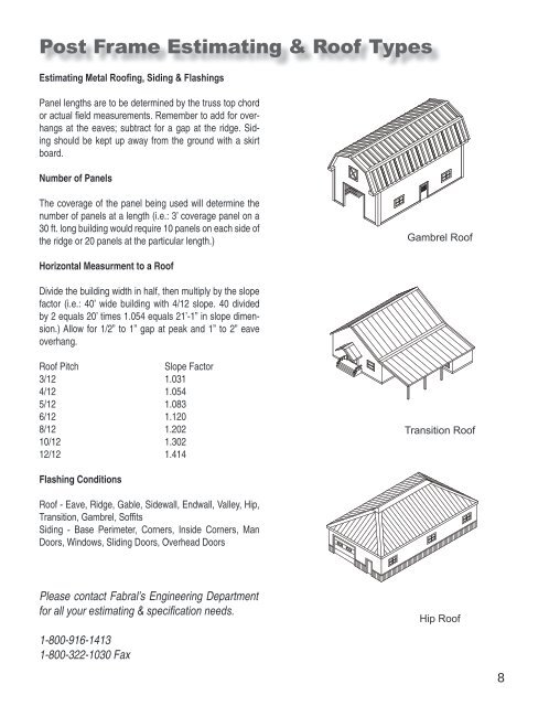 Standard Details for Metal Roofing & Siding - Best Materials