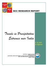 Trends in Precipitation Extremes over India - (IMD), Pune