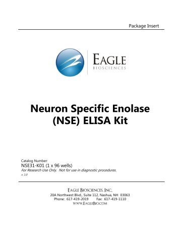 Neuron Specific Enolase (NSE) ELISA Kit - EagleBio