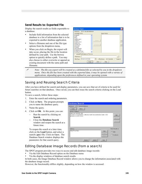SPOT 4.1 Basic and Advanced Software Manual for SPOT Insight ...
