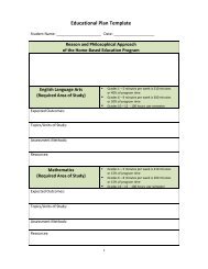 Program Plan Template