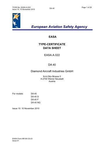 european type certificate