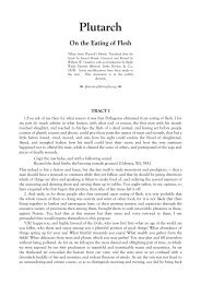 Plutarch - On Eating Flesh.pdf - Platonic Philosophy