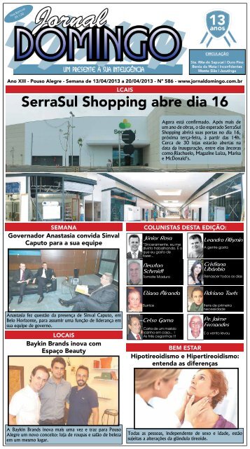 1 SerraSul Shopping abre dia 16 - Jornal Domingo