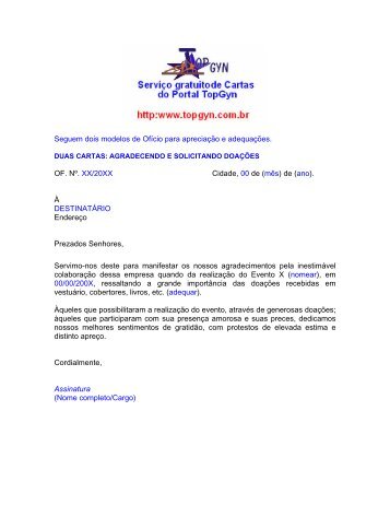 comentario_sobre_o_assunto_tratado: Gostaria de uma carta de ...