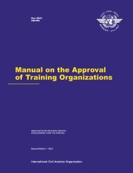 Manual on the Approval of Training Organizations Doc 9841 AN/456 ...