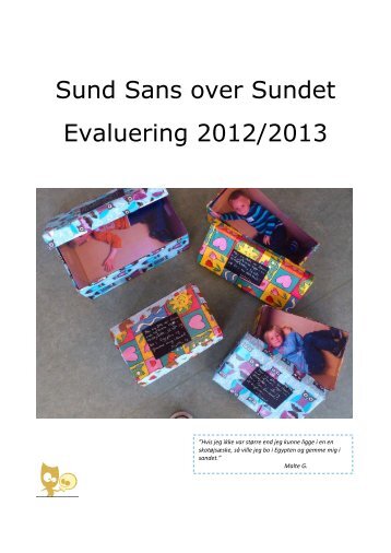 Sund Sans over Sundet evaluering 2012/2013