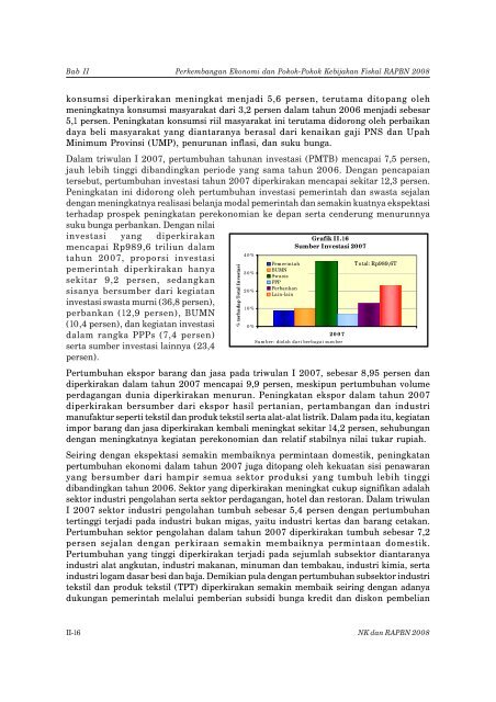 Nota Keuangan dan RAPBN 2008 - Direktorat Jenderal Anggaran ...