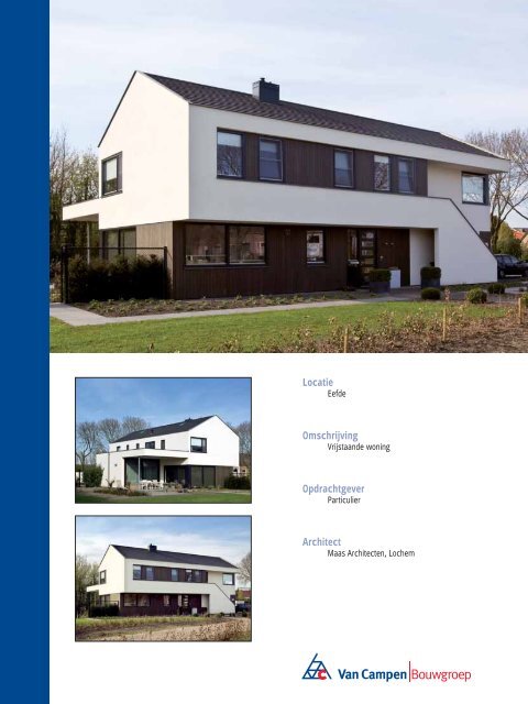 Locatie Omschrijving Opdrachtgever Architect - Van Campen ...