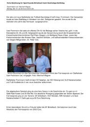 Hohe Belohnung fÃ¼r Sportfreunde Birkelbach beim ... - SF Birkelbach