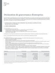DÃ©claration de gouvernance d'entreprise - D'Ieteren