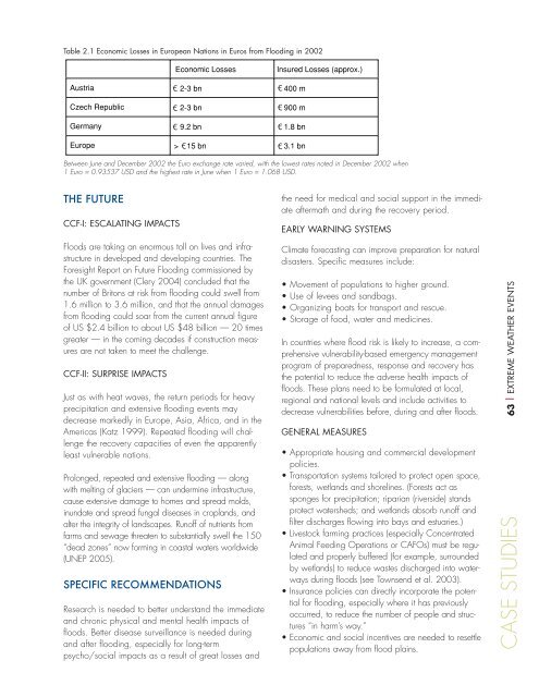 Climate change futures: health, ecological and economic dimensions