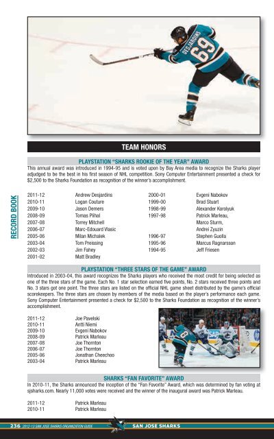 2012-13 Media Guide - NHL.com