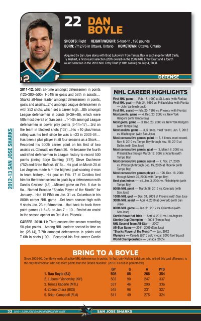 2012-13 Media Guide - NHL.com