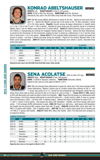 2012-13 Media Guide - NHL.com