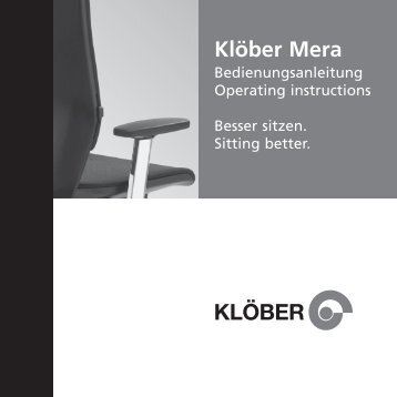 Bedienungsanleitung Mera - KlÃ¶ber GmbH