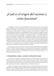 ¿cuál es el origen del racismo y cómo funciona?