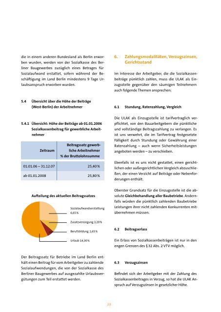 Das Beitragseinzugsverfahren im Baugewerbe - Gemeinnützige ...