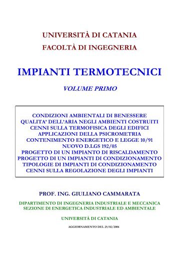 IMPIANTI TERMOTECNICI - VOLUME 1 - valentini web