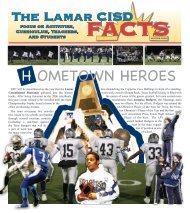 Winter FACTS 2008 - Lamar Consolidated ISD