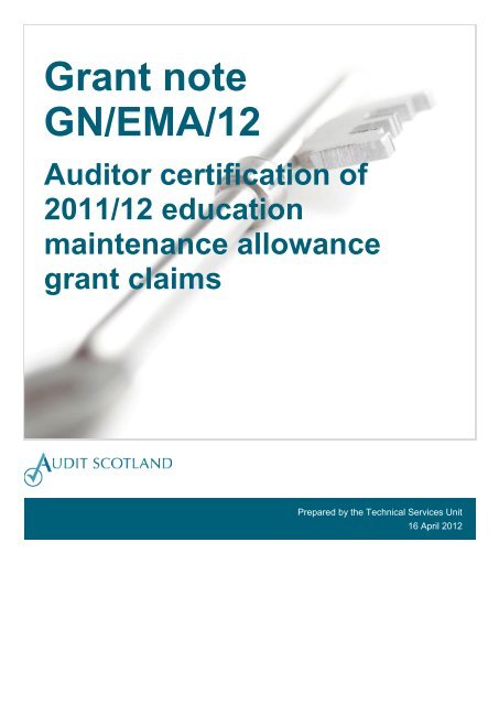 GN/EMA/12 - Audit Scotland