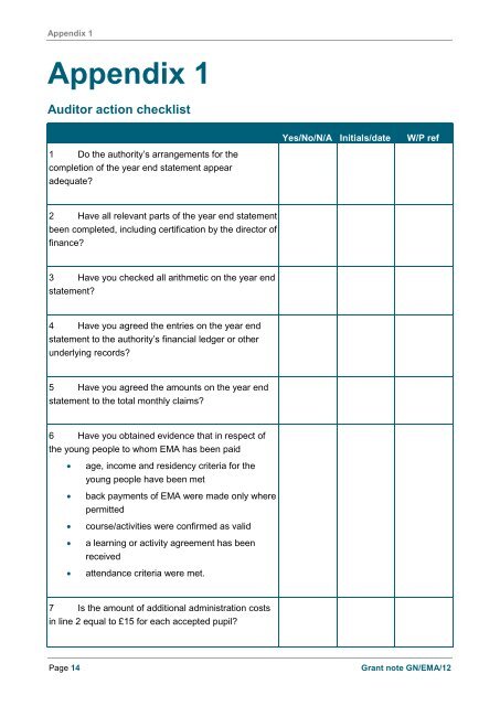 GN/EMA/12 - Audit Scotland