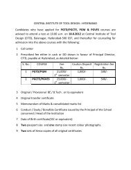 HYDERABAD Candidates who have applied for PGTD/PGCTE ...