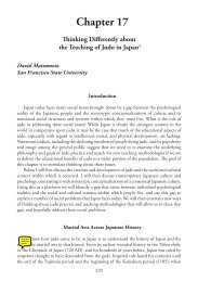 Thinking differently about the teaching of judo in ... - David Matsumoto