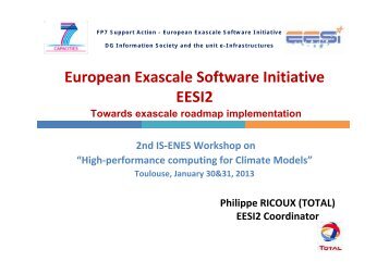 EESI (1 & 2) European Exascale Software Initiatives, Philippe Ricoux