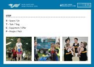 STEP S â Space / Lle T â Task / Tasg E â Equipment ... - Sport Wales