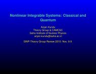 2007-2010 - Saha Institute of Nuclear Physics