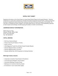 HOTEL FACT SHEET - Universal Orlando Resort Media Site