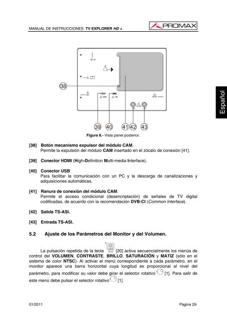 TV EXPLORER HD+ manual - Promax