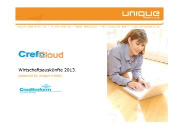 CrefoCloud PDF - unique media