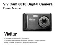 ViviCam 8018 Digital Camera - Vivitar