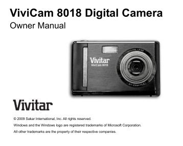 ViviCam 8018 Digital Camera - Vivitar