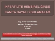 Ä°nfertilite HemÅireliÄinde KanÄ±ta DayalÄ± Uygulamalar