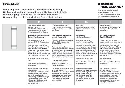 Anleitung DFNLI - Heidemann